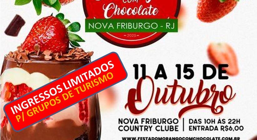 Festival do Morango com Chocolate Nova Friburgo